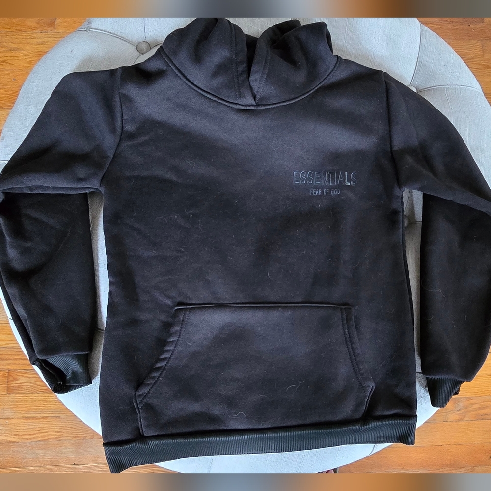Essentials Black Hoodie